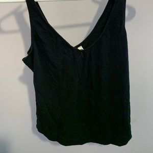 Fabletics black workout tank top